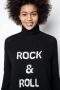 Zadig & Voltaire Zwarte wollen funnel neck trui Black Dames - Thumbnail 5