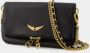 Zadig & Voltaire Zwarte Leren Nano Hobo Tas Schouderband Zwart Dames - Thumbnail 5