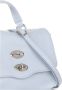 Zanellato Italiaanse leren crossbody tas met metalen details Blue Dames - Thumbnail 2