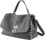 Zanellato Shoppers Grained Leather Tote Bag in grijs - Thumbnail 2