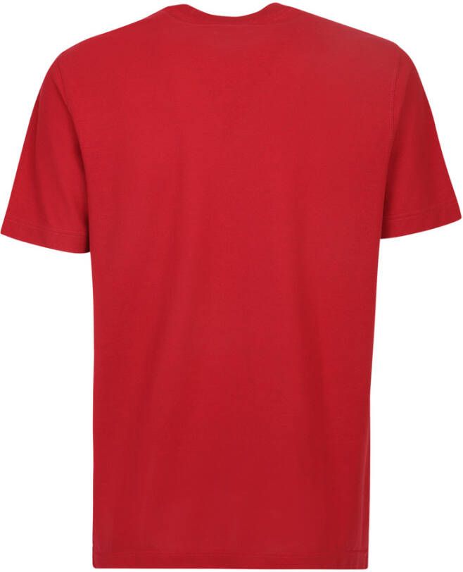 Zanone Patch T-shirt Rood Heren