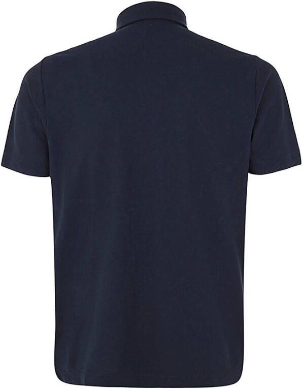 Zanone Polo Basic T-shirt Blauw Heren