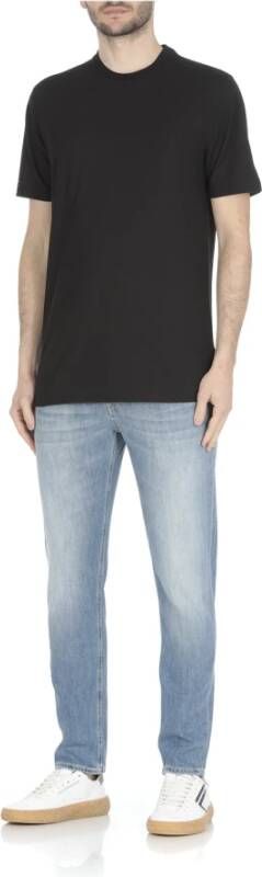 Zanone t-shirt Zwart Heren