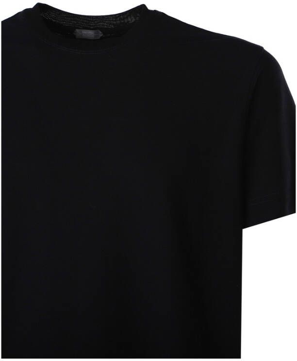 Zanone T-shirts Zwart Heren