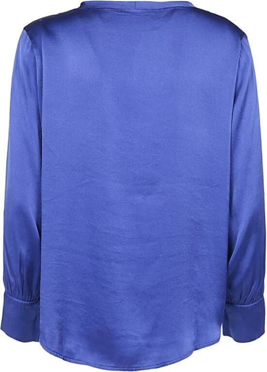 Zero C Blouses Blauw Dames