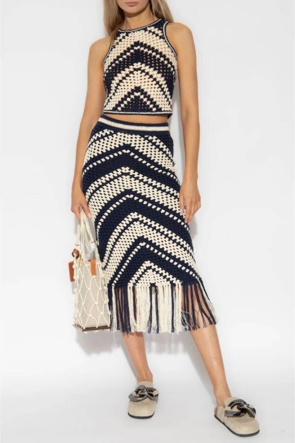 Zimmermann Midi Skirts Blauw Dames
