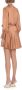 Zimmermann Silk Wrap Mini Dress Beige Dames - Thumbnail 2