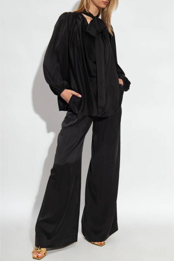 Zimmermann Zijden broek Zwart Dames