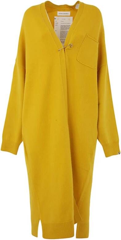 Extreme Cashmere N61 koto oversized gebreide jas Yellow Dames