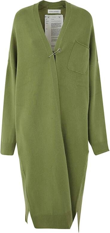 Extreme Cashmere N61 koto oversized gebreide jas Groen Dames