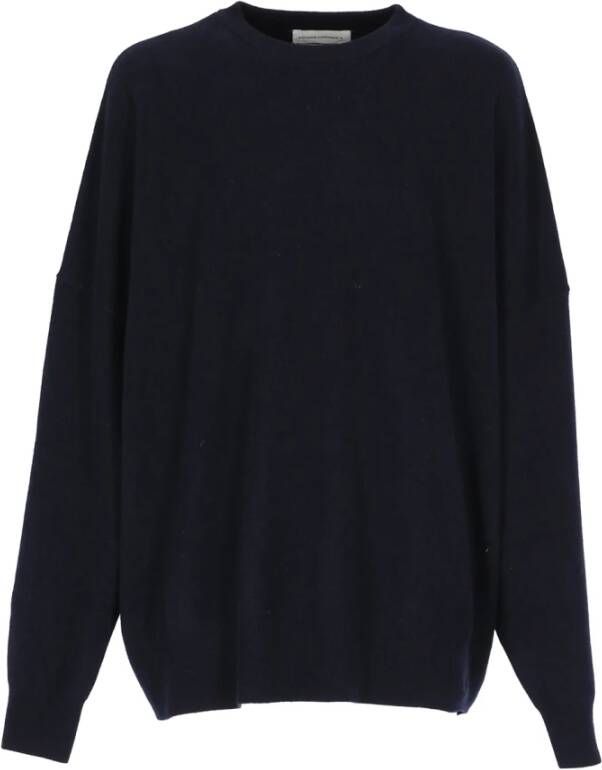 Extreme Cashmere Round-neck Knitwear Blauw Heren