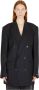 Eytys Milo met dubbele rijstige blazer Blauw Dames - Thumbnail 1