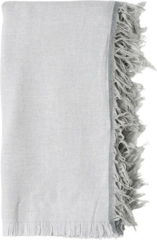 Fabiana Filippi Sjaal met franje-detail Grijs