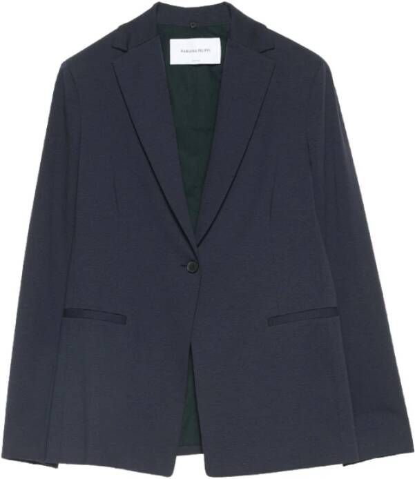 Fabiana Filippi Blazer Gcd273W238 Blauw Dames