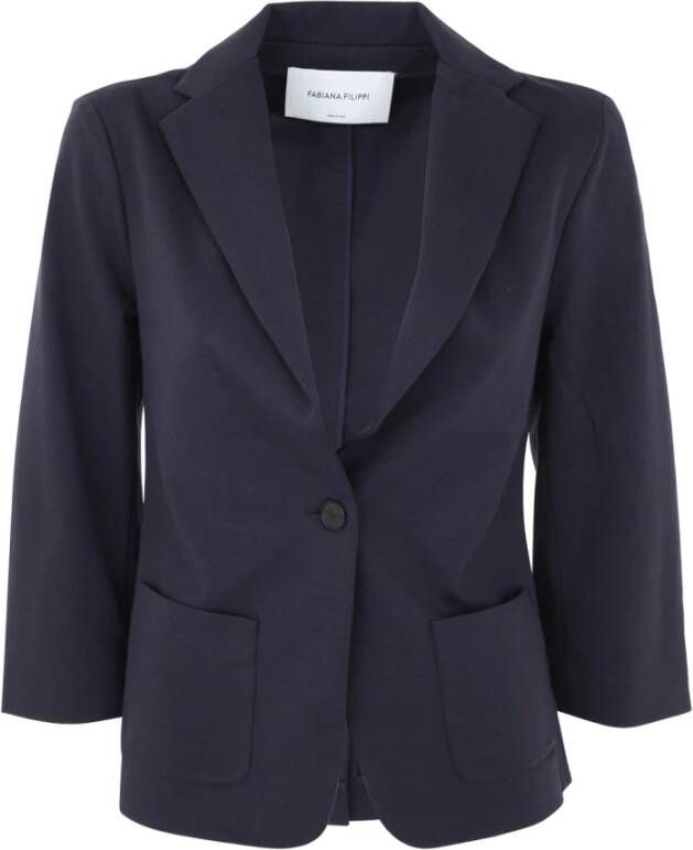Fabiana Filippi Blazers Blauw Dames