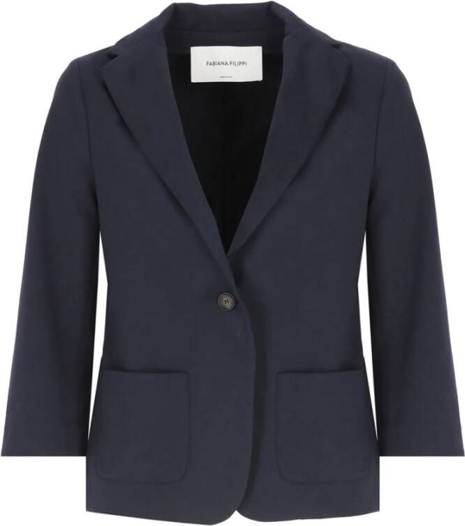 Fabiana Filippi Blazers Blauw Dames