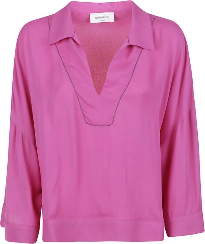 Fabiana Filippi Blouses Roze Dames