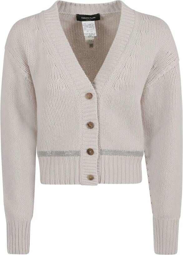 Fabiana Filippi Cardigans Grijs Dames