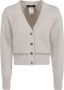 Fabiana Filippi Cardigans Grijs Dames - Thumbnail 1