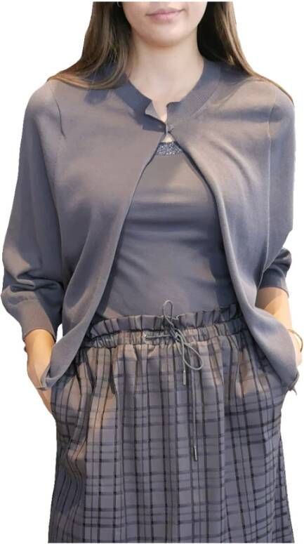 Fabiana Filippi Cardigans Grijs Dames