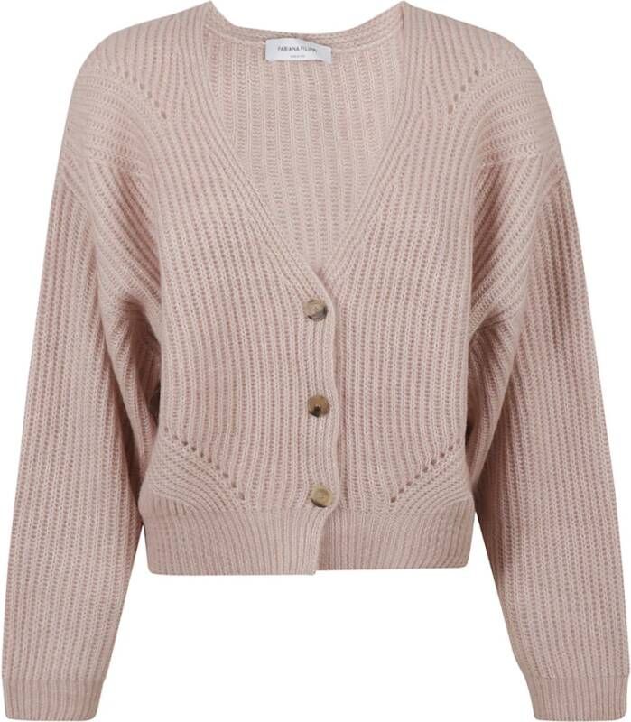 Fabiana Filippi Cardigans Roze Dames