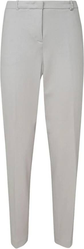 Fabiana Filippi Vrouwen kleding broek grijs aw22 Grijs Dames