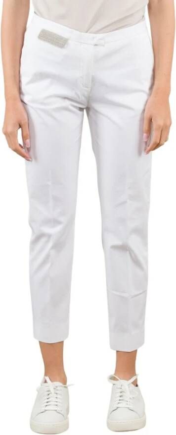 Fabiana Filippi Cropped Trousers White Dames