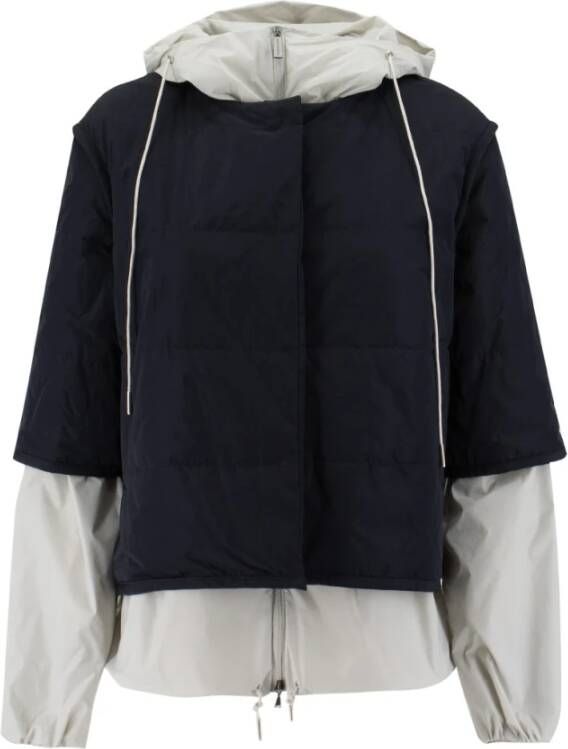 Fabiana Filippi Down Jackets Blauw Dames