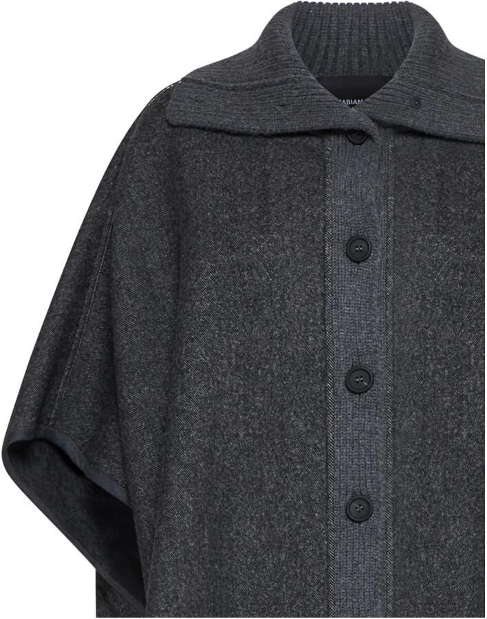 Fabiana Filippi Antraciet Jacks voor Stijlvolle Outfits Gray Dames - Foto 5