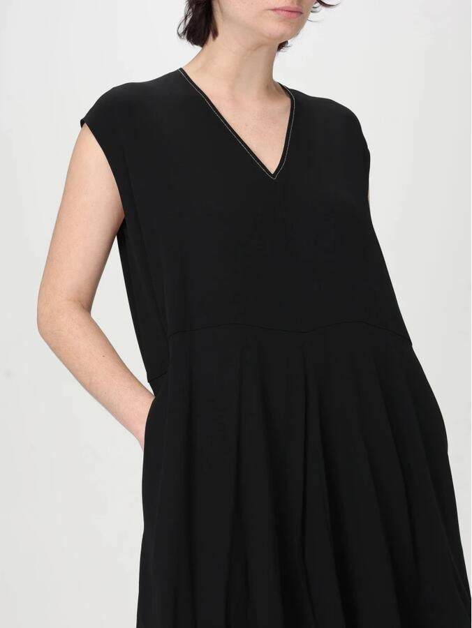 Fabiana Filippi Elegante Zwarte Jurk voor Vrouwen Black Dames