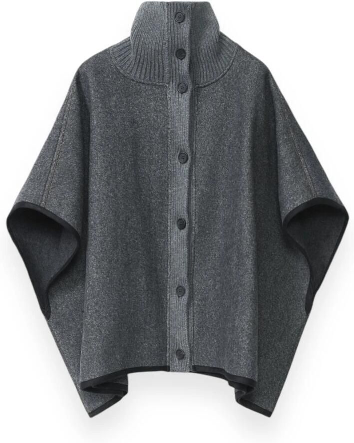 Fabiana Filippi Antraciet Jacks voor Stijlvolle Outfits Gray Dames - Foto 4