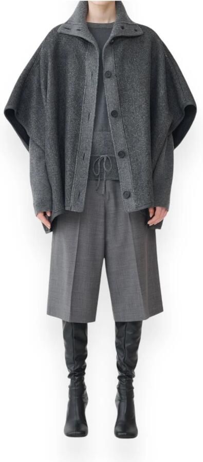 Fabiana Filippi Antraciet Jacks voor Stijlvolle Outfits Gray Dames - Foto 2