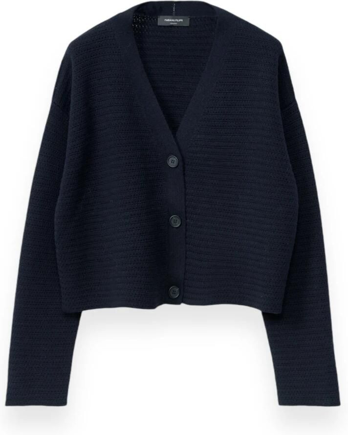 Fabiana Filippi Stijlvolle Gebreide Kleding voor Vrouwen Blue Dames - Foto 4