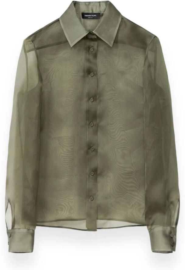 Fabiana Filippi Stijlvolle Trui Shirt Green Dames - Foto 4