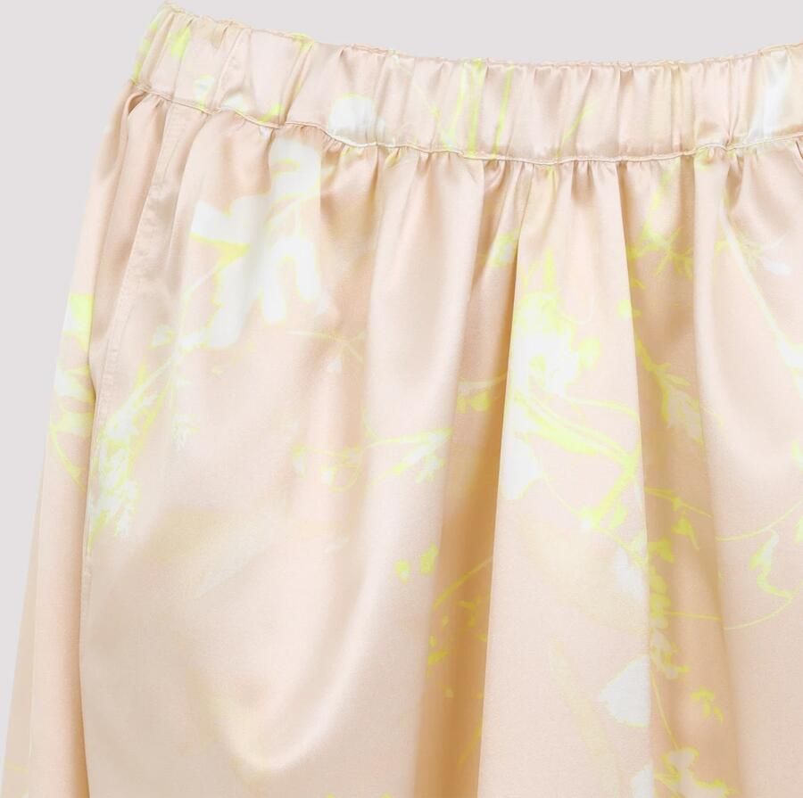 Fabiana Filippi Zijden Roze Paarse Rok Pink Dames