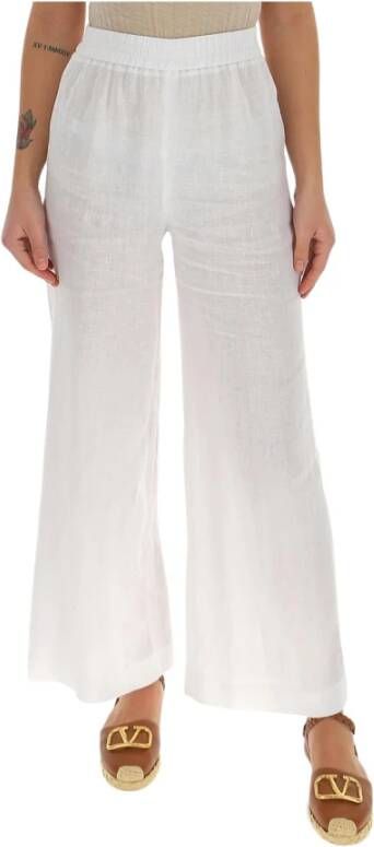 Fabiana Filippi high-waisted flared trousers White Dames