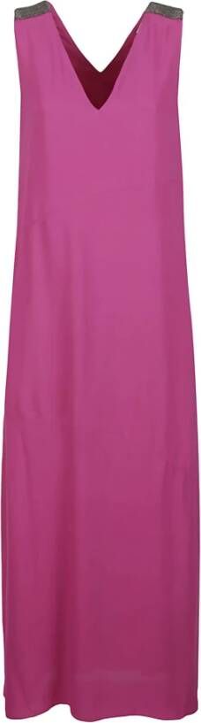 Fabiana Filippi Maxi Dresses Roze Dames
