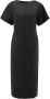 Fabiana Filippi Zwarte Midi Jurk Black Dames - Thumbnail 1