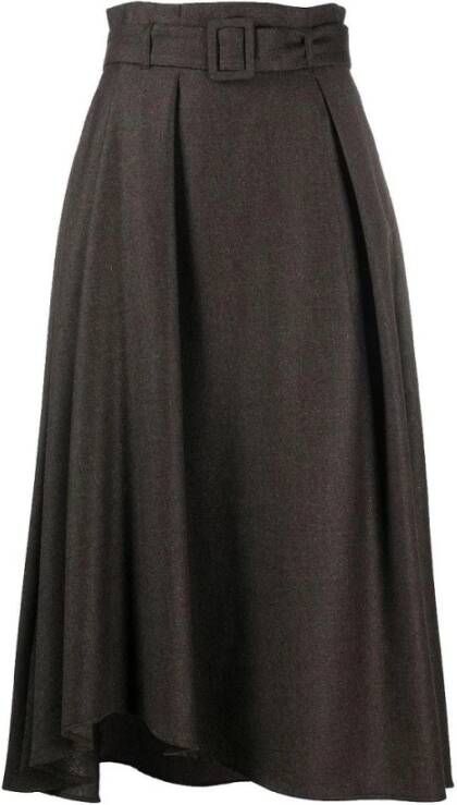 Fabiana Filippi Midi -rokken Zwart Dames