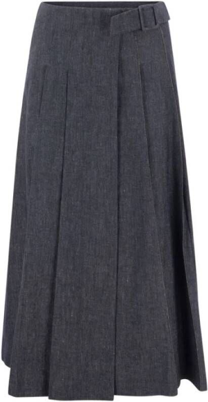 Fabiana Filippi Midi Skirts Blauw Dames