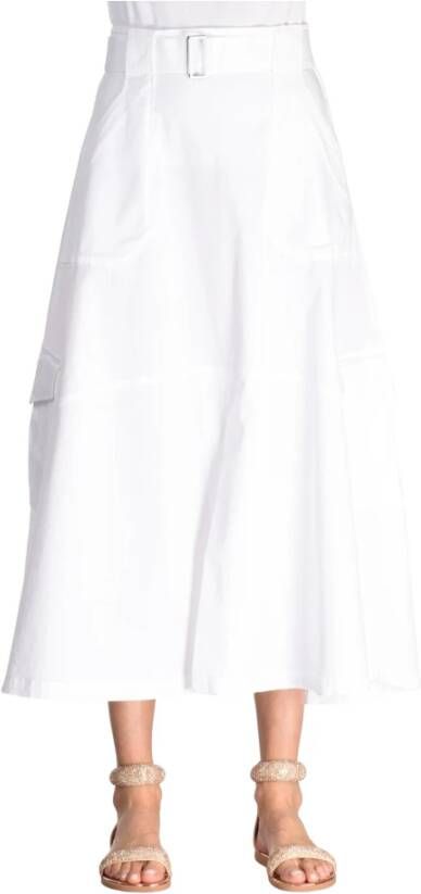 Fabiana Filippi Midi Skirts Wit Dames