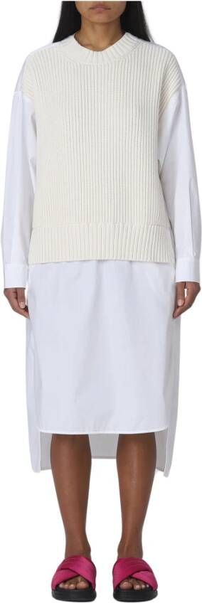 Fabiana Filippi Overhemdjurk Beige Dames