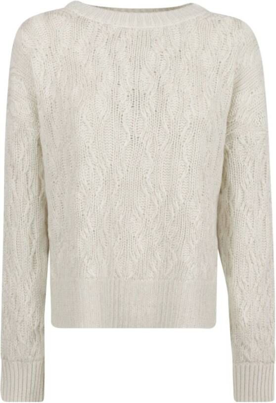 Fabiana Filippi Round-neck Knitwear Beige Dames