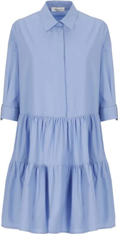 Fabiana Filippi Shirt Dresses Blauw Dames