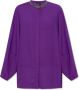 Fabiana Filippi Shirt met glinsterende applicaties Purple Dames - Thumbnail 1