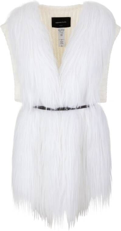 Fabiana Filippi Sleeveless Knitwear Beige Dames