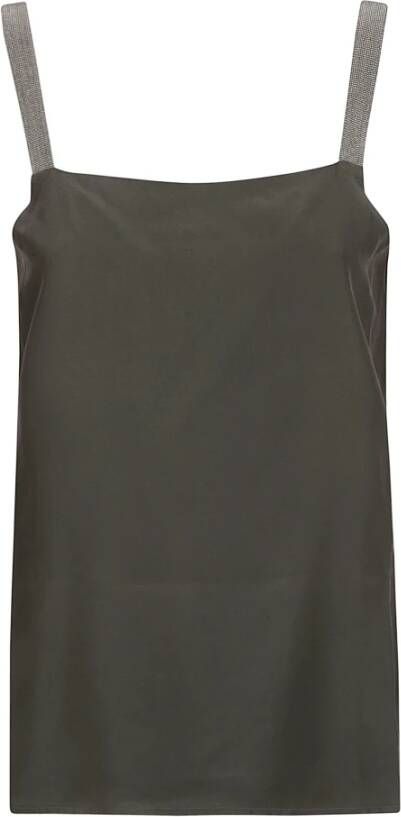 Fabiana Filippi Sleeveless Tops Groen Dames