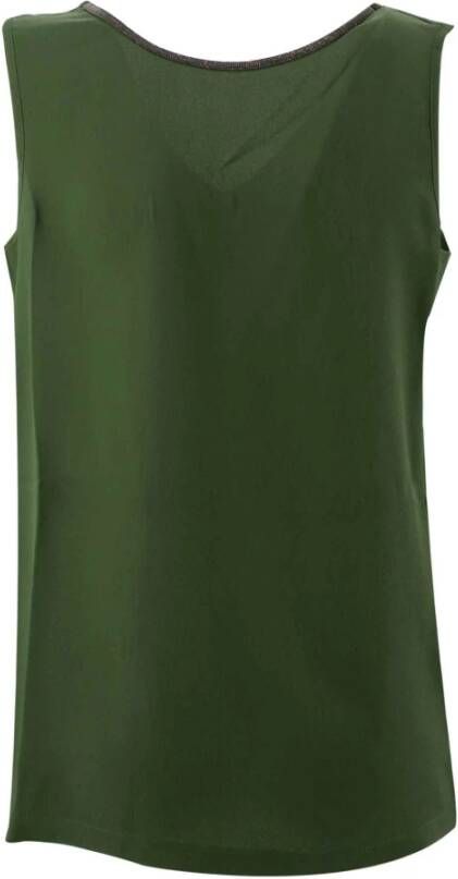 Fabiana Filippi Sleeveless Tops Groen Dames
