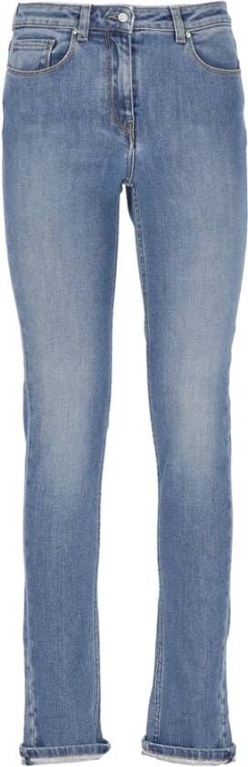 Fabiana Filippi Slim-fit Jeans Blauw Dames