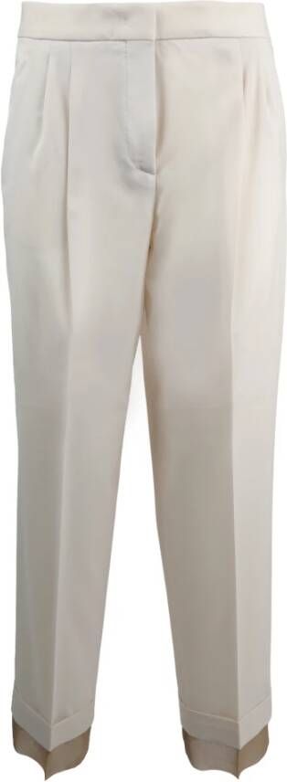 Fabiana Filippi Slim-fit Trousers Beige Dames